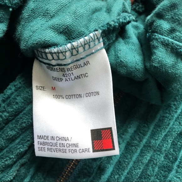 NWOT Woolrich Kinsdale Corduroy Ribbed Zip Vest 4201 M Green - Picture 8 of 9